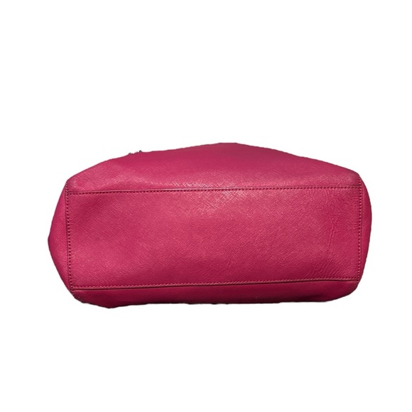 Tory Burch Saffino Emerson Leather Women Tote Carry Robinson Bag - Picture 4 of 9